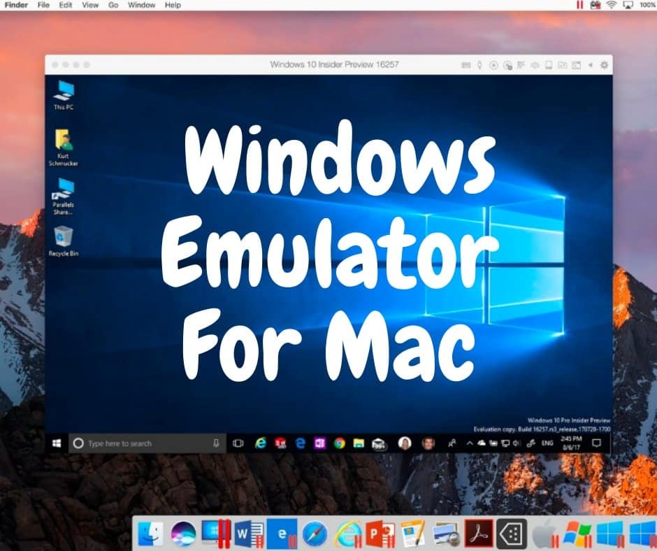 windows emulator download for mac